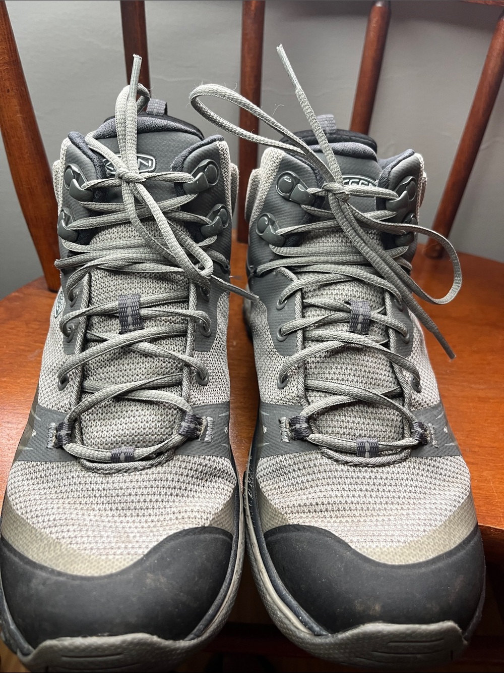 KEEN Terradora Mid Waterproof Hiking Boots Gray Women’s Size 6.5 EUC - Picture 6 of 11